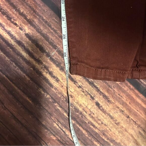 Women’s Sam Edelman The Kitten Skinny Midrise 28 in inseam size 28 burnt orange - Picture 3 of 6